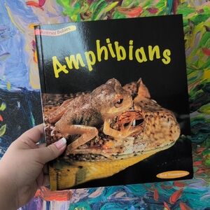 Amphibians Book by Rod Theodorou - Black and Yellow Cover